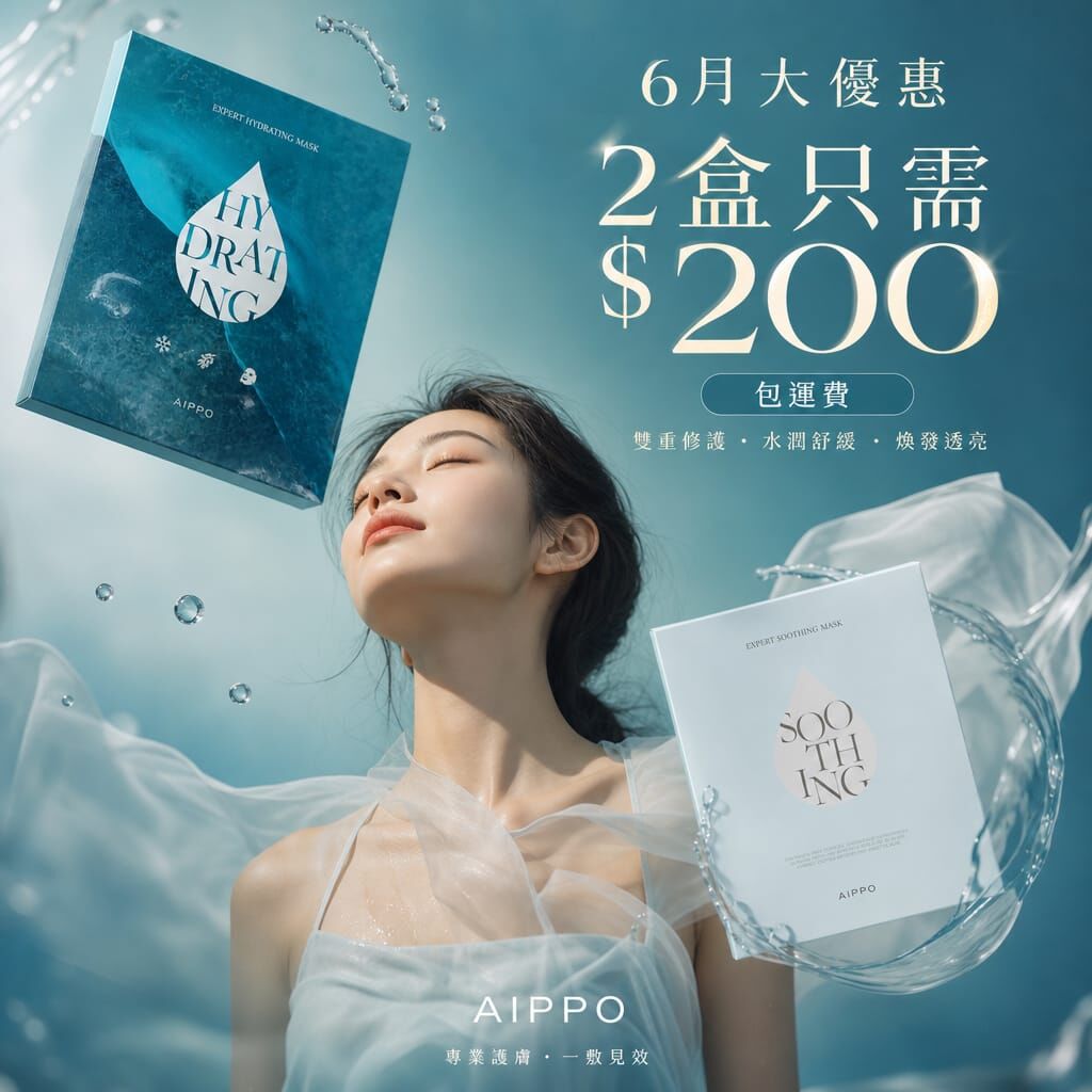 AIPPO 面膜2盒特惠包運費