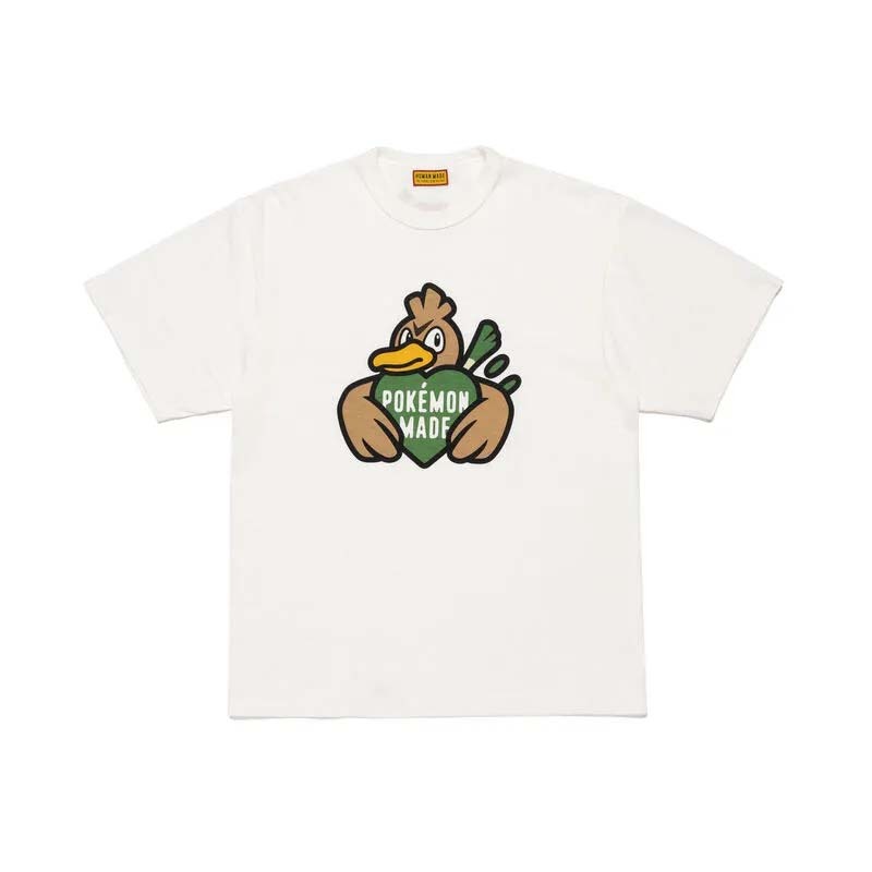 HUMAN MADE POKEMON MADE TEE 寶可夢 大蔥鴨 短袖 短T 白色 XX31TE021-WE [台灣現貨]