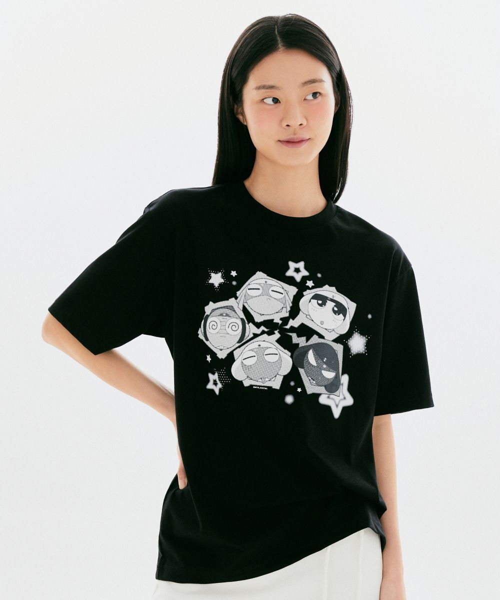 SPAO 克羅羅聯名短袖T恤 灰色 SPRLG25U15