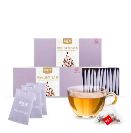 酸棗仁茯苓百合茶 200g(10g/包×20包) - 阿膠 #0611AJ
