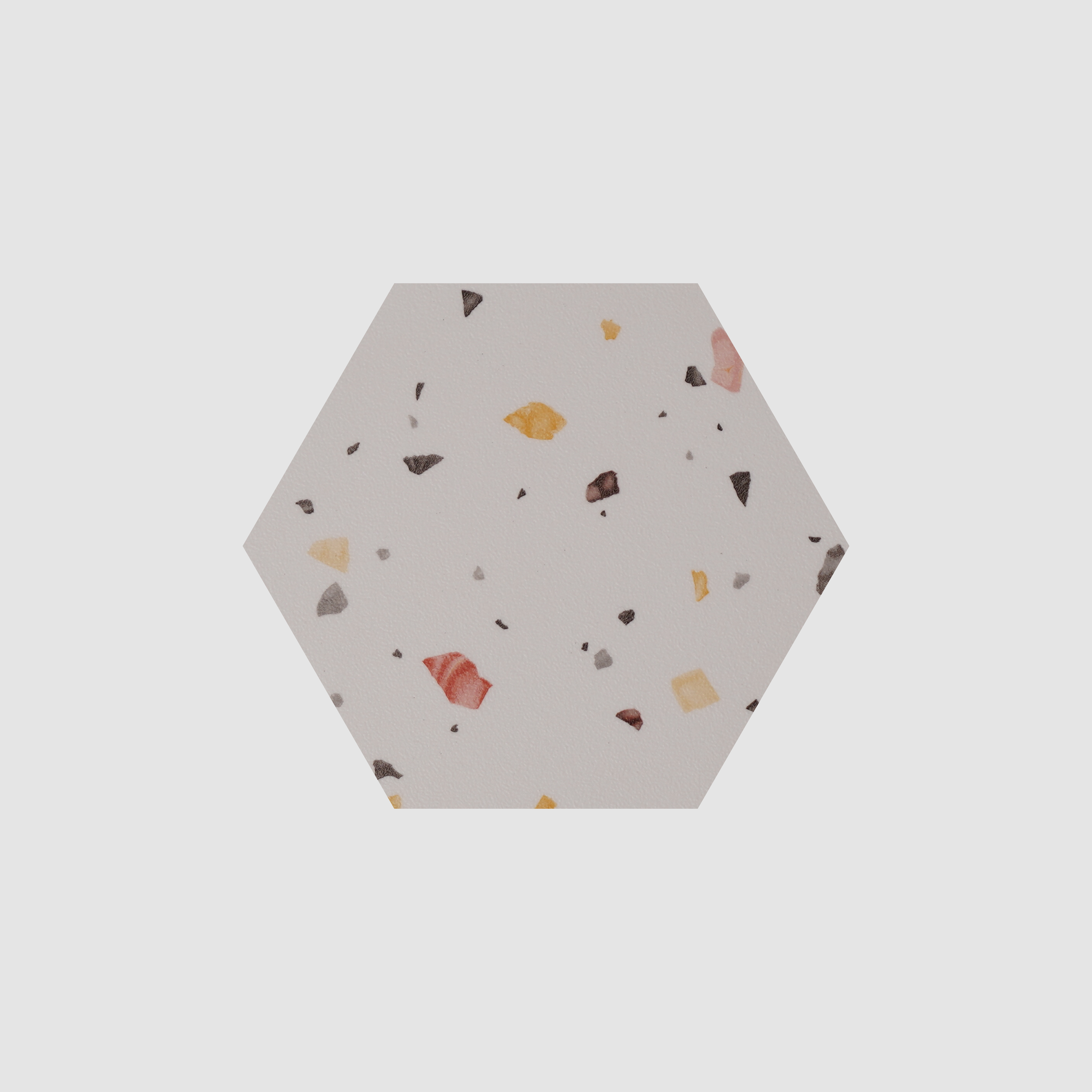 維吉爾彩磨石｜流星小六角藝術地磚 PVC 3mm