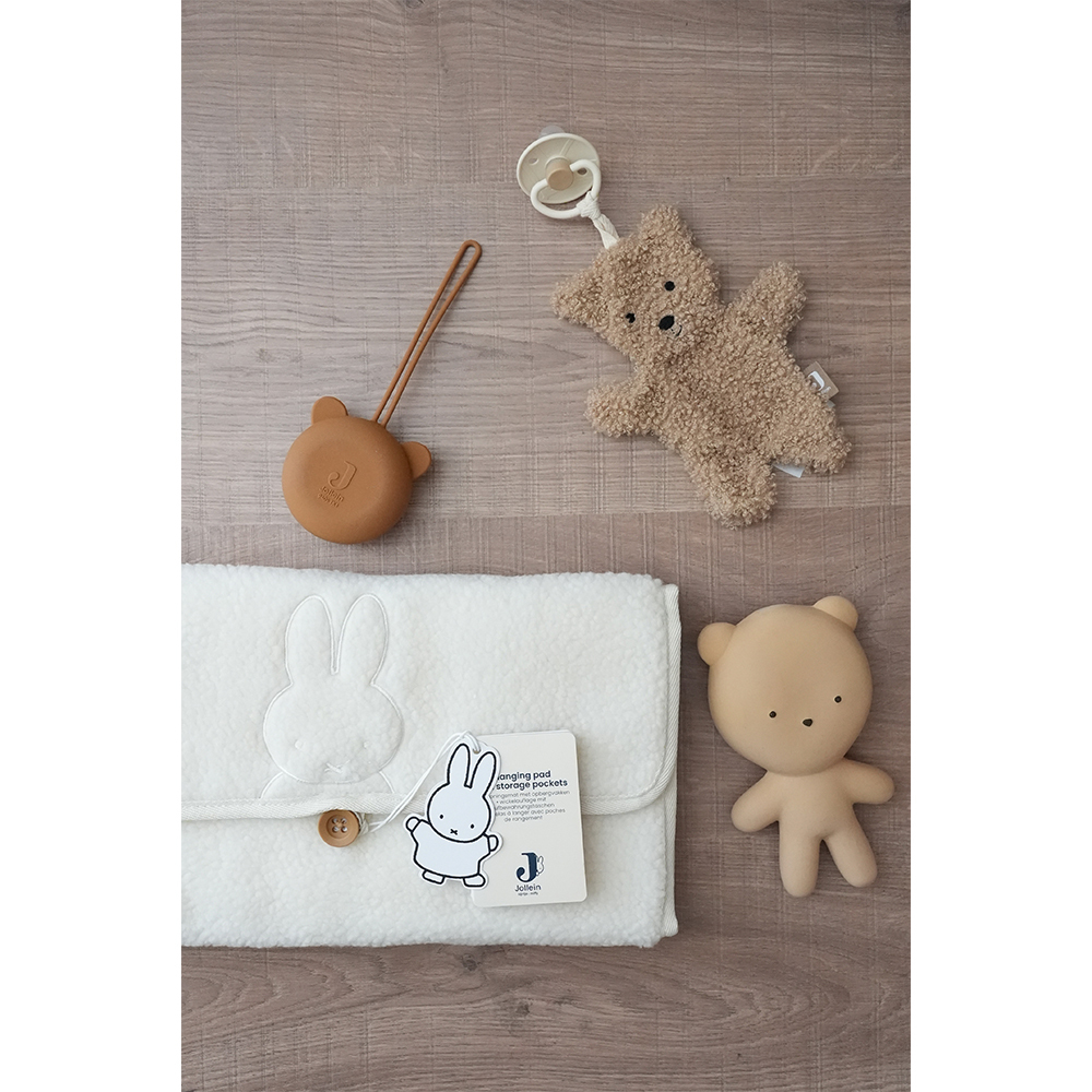 荷蘭Jollein Teddy Miffy尿布墊-Oatmeal