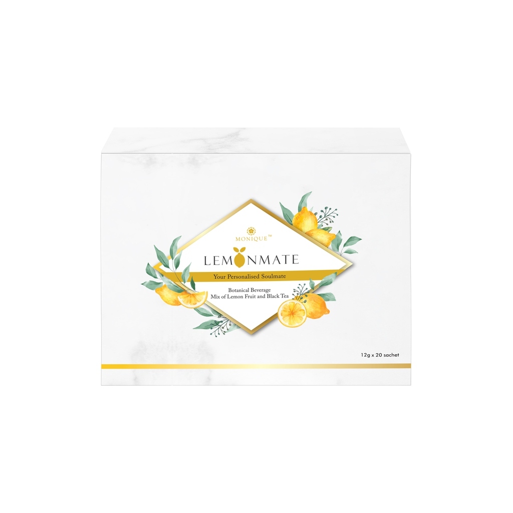 TH01 MONIQUE Lemonmate 2.0益生菌 排毒排便檸檬茶 (1盒20包) **到期日:約2028/07