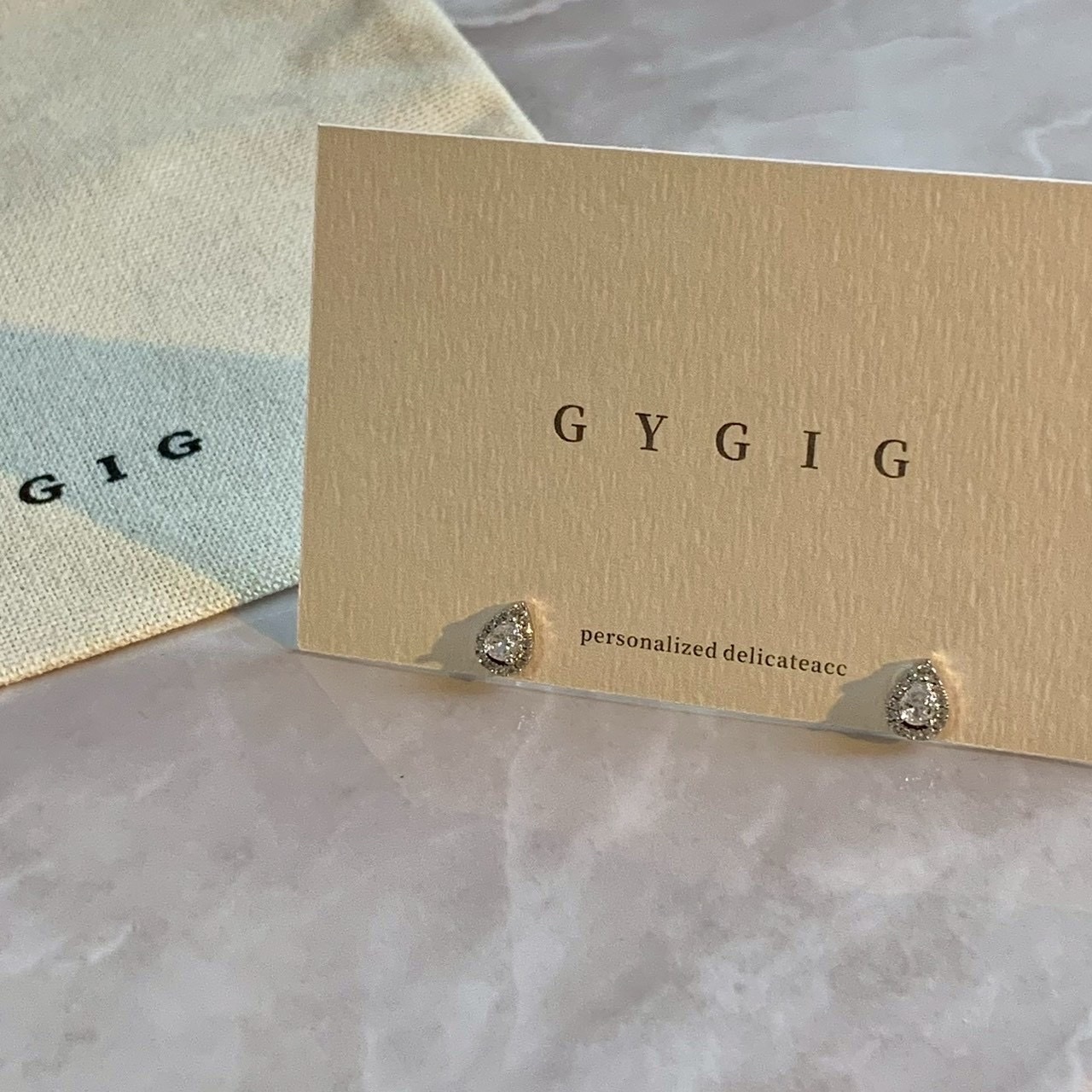 Gy”s925 mini銀鑽純銀小耳釘系列