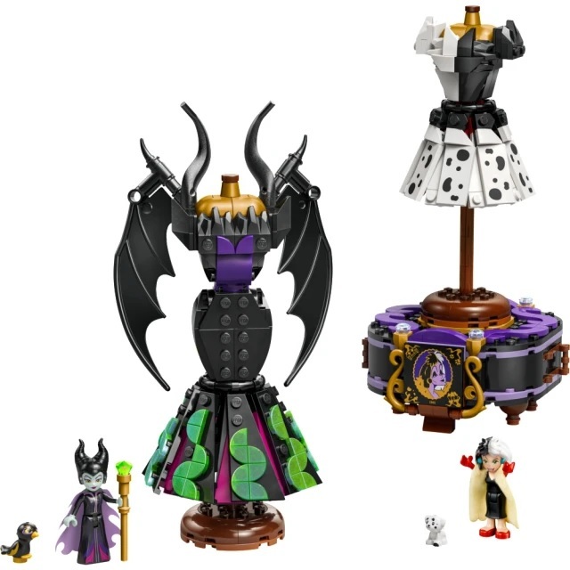 【玩具研究中心】LEGO 樂高 迪士尼 黑巫婆和庫伊拉德維爾的裙子 43262