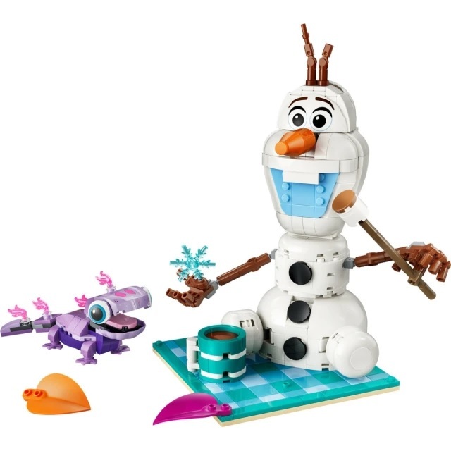 【玩具研究中心】LEGO 樂高 迪士尼 冰雪奇緣 雪寶和布魯尼的歡樂野餐 43287