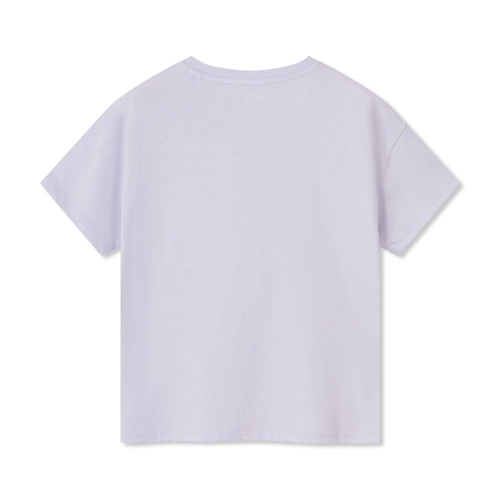 Girls Print Short Sleeves Tee