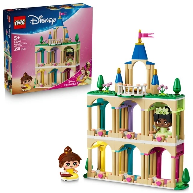 【玩具研究中心】LEGO 樂高 迪士尼 迷你貝兒和蒂安娜與城堡 43291