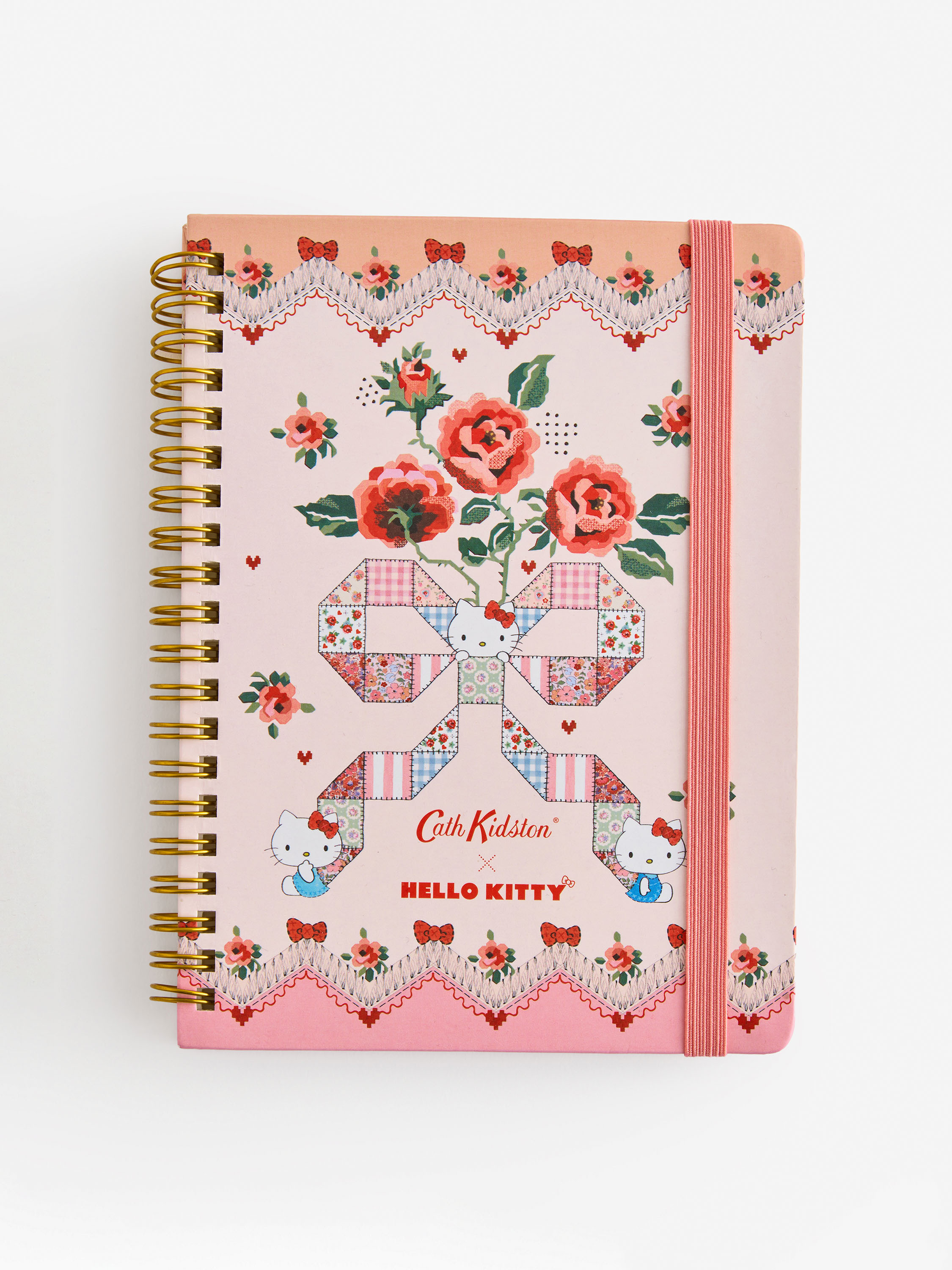 Cath Kidston × Hello Kitty 線圈筆記本 (Hello Kitty Patchwork Placement)