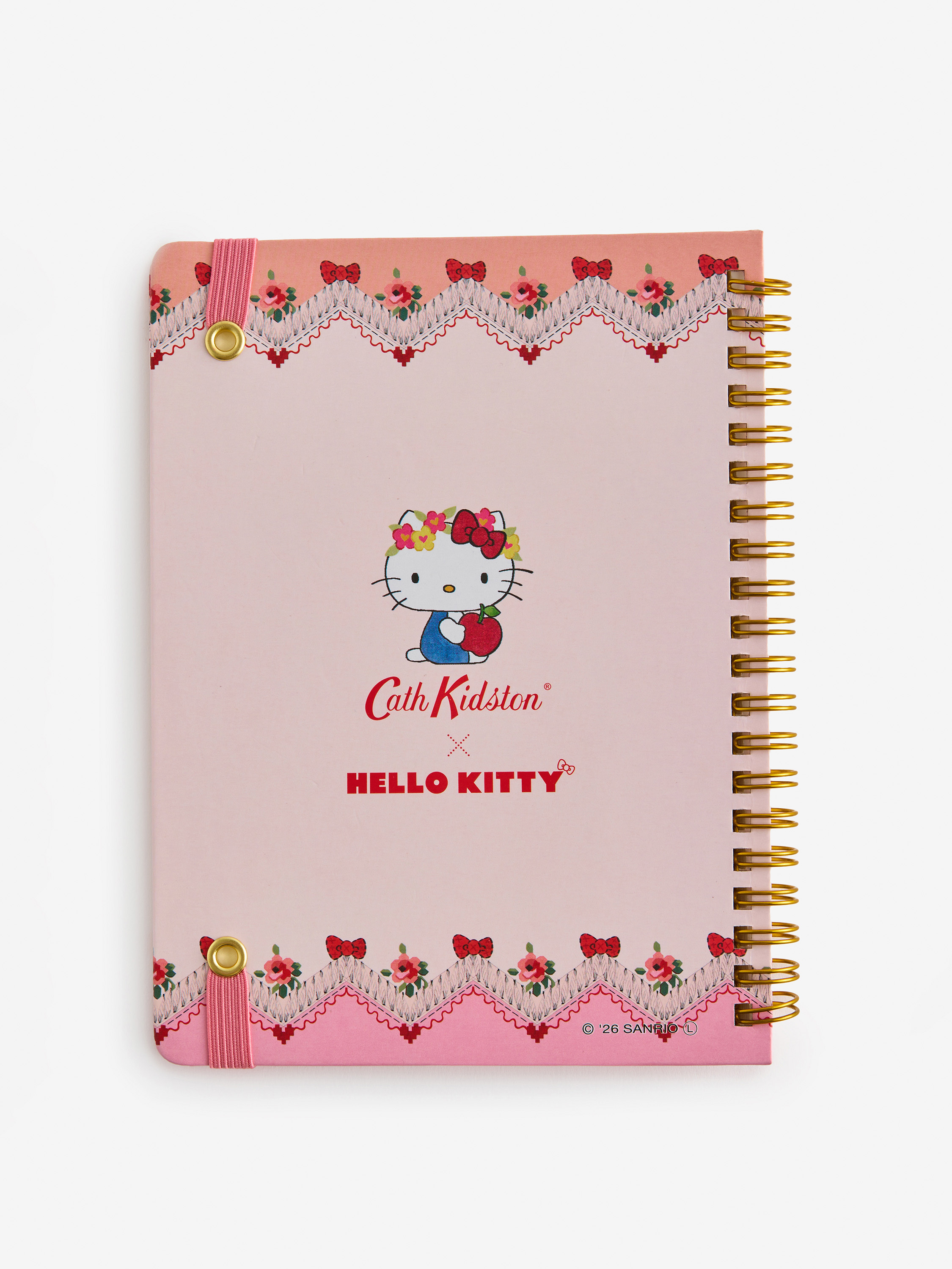 Cath Kidston × Hello Kitty 線圈筆記本 (Hello Kitty Patchwork Placement)