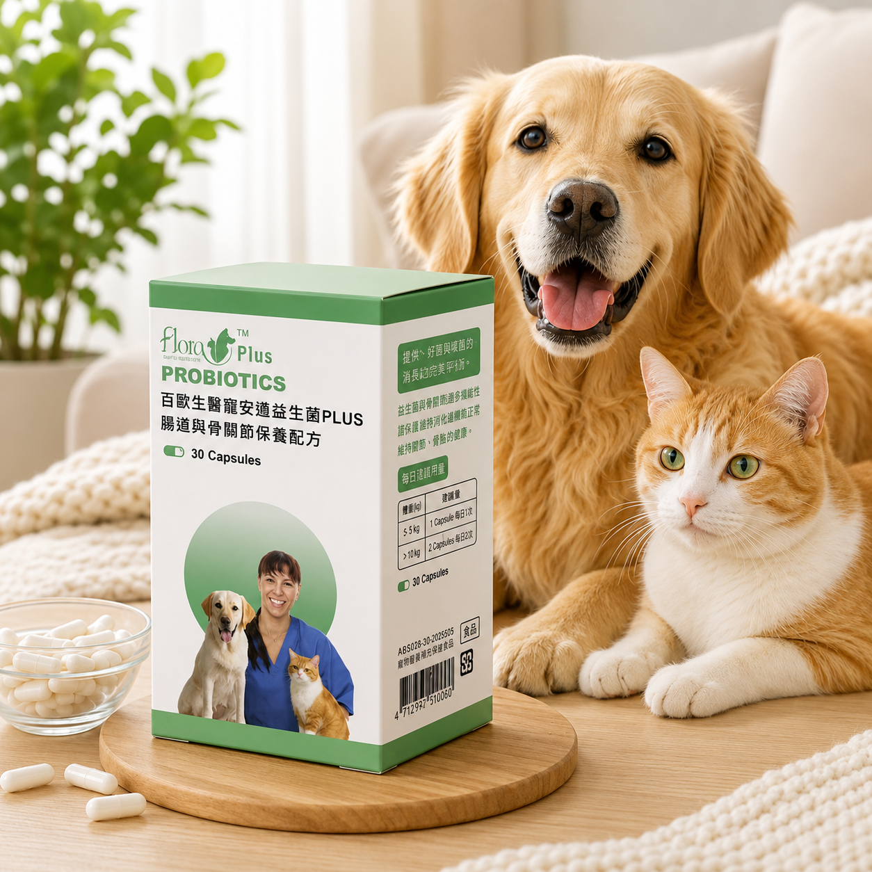 寵安適益生菌PLUS-腸道與骨關節照護配方