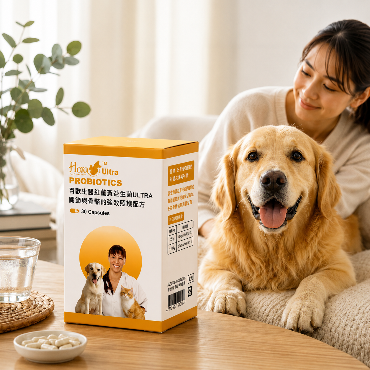 寵安適紅薑黃益生菌ULTRA-腸道與骨關節強效照護配方