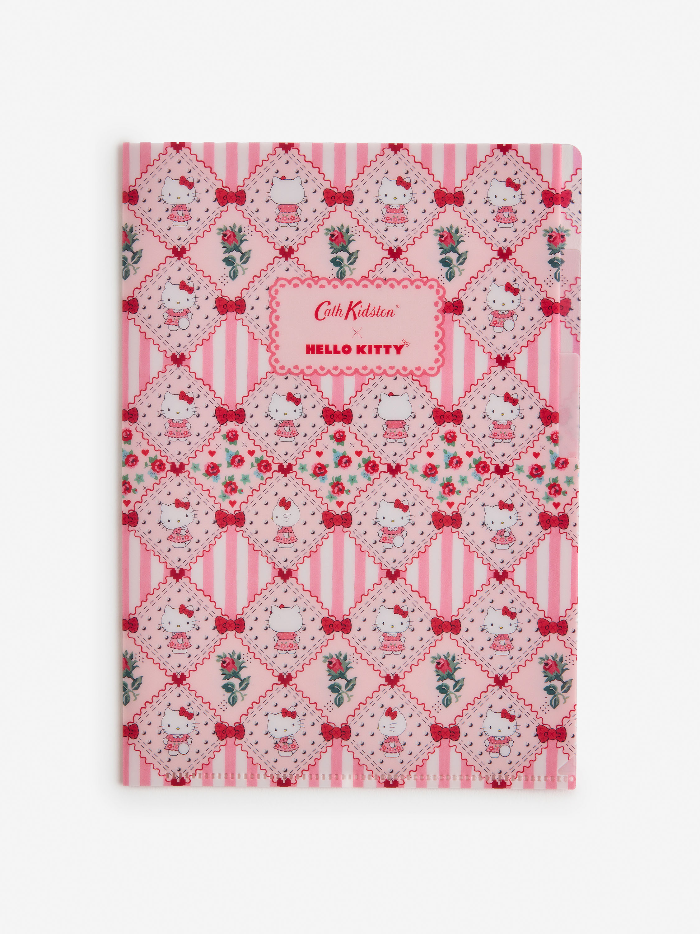 Cath Kidston × Hello Kitty A5透明文件夾 (Hello Kitty Patchwork Check)