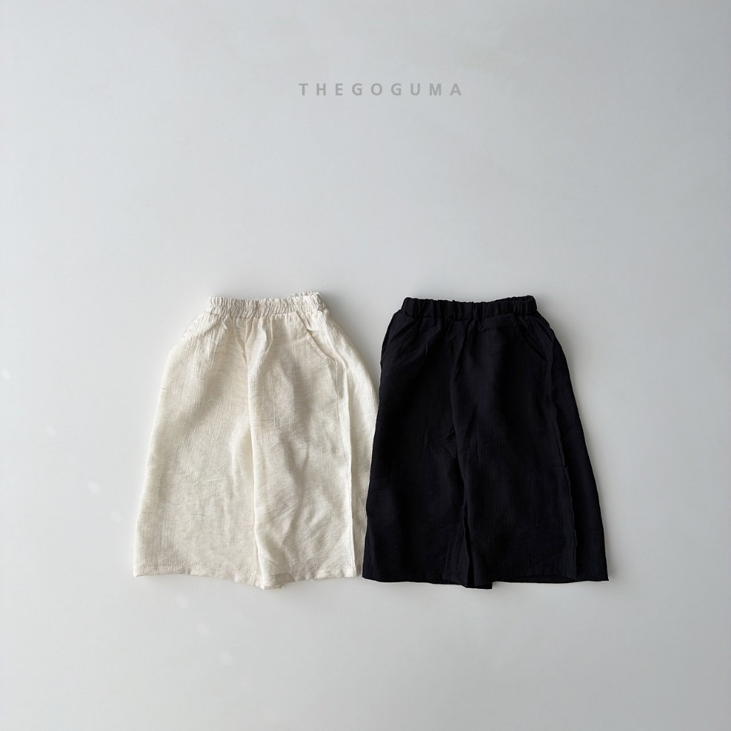 韓國🇰🇷THEGOGUMA 亞麻皺摺長褲(XS-XL/JS-JL)