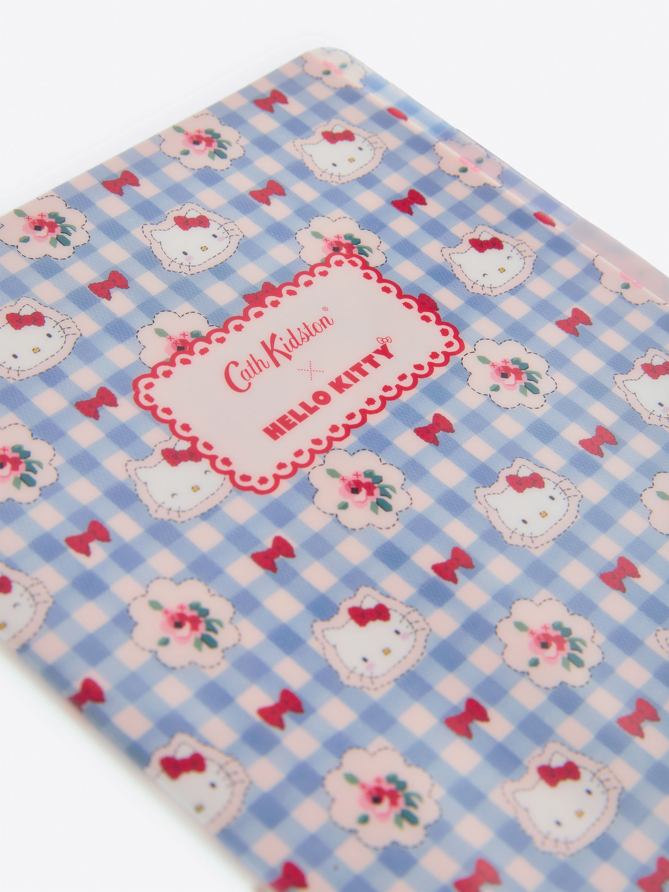 Cath Kidston × Hello Kitty A5透明文件夾 (Hello Kitty Gingham Provence)