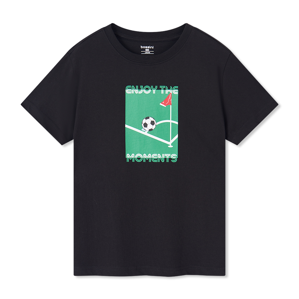 Boys Print Short Sleeves Tee