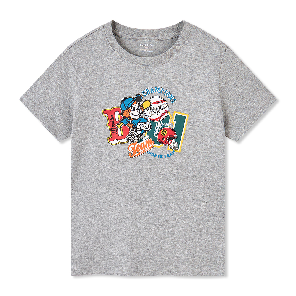 Boys Print Short Sleeves Tee