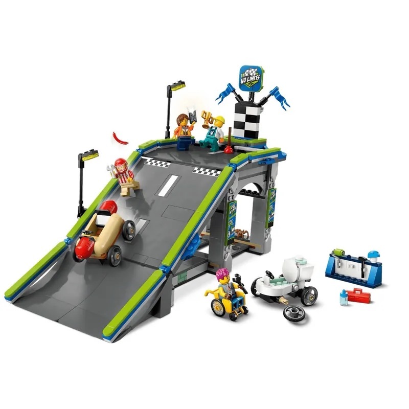 【玩具研究中心】LEGO 樂高 City系列 沒有極限：賽車坡道賽道 60460