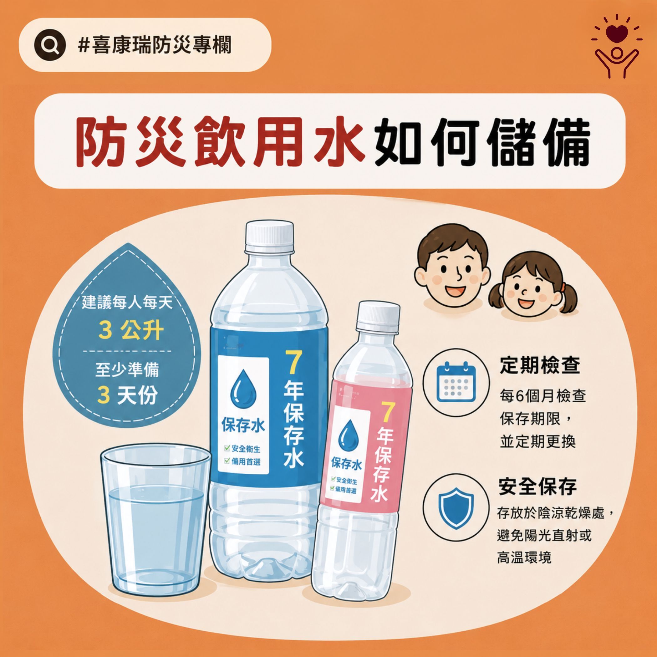 防災飲用水如何準備