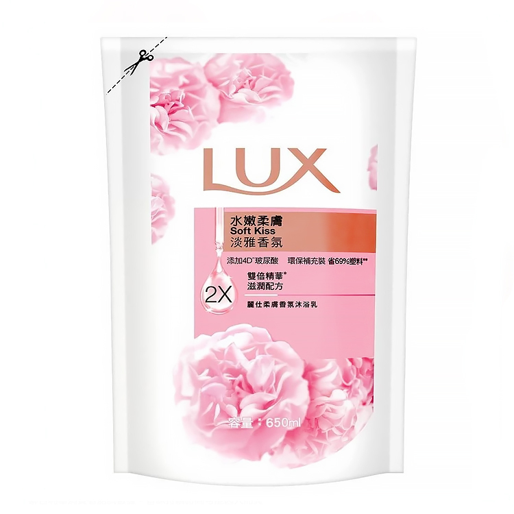 【LUX 麗仕】香氛沐浴乳補充包650ml-水嫩柔膚/媚惑幽香/嫵媚迷香/浪漫怡香(新舊包裝輪替中)