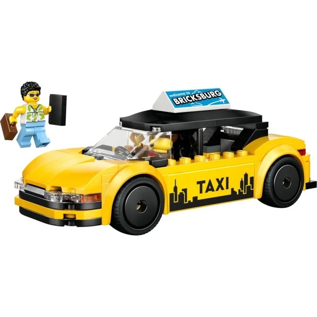 【玩具研究中心】LEGO 樂高 City系列 黃色計程車 60487