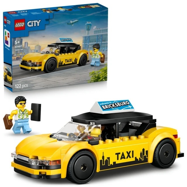 【玩具研究中心】LEGO 樂高 City系列 黃色計程車 60487