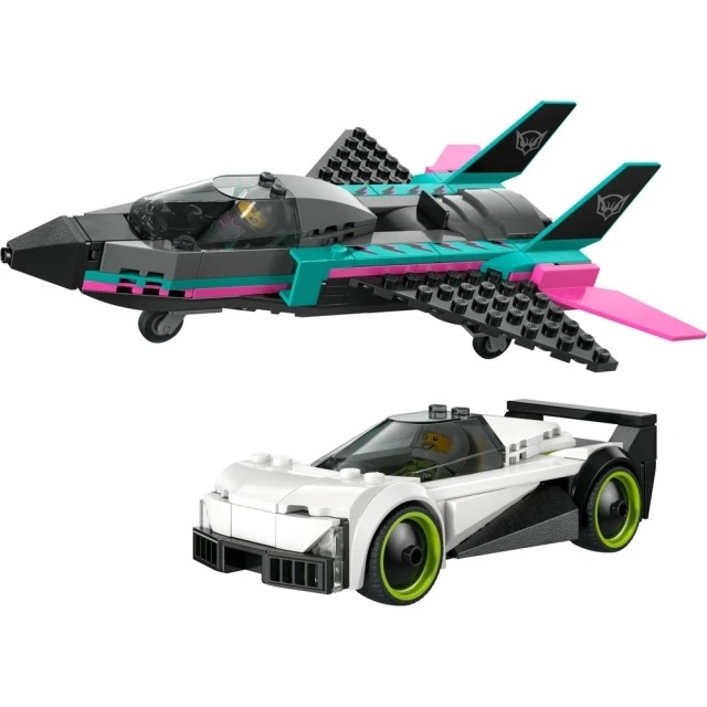 【玩具研究中心】LEGO 樂高 City系列 噴射機 vs. 汽車 60489