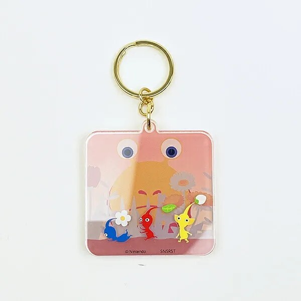 Nintendo Pikmin Acrylic Keychain (Pink)