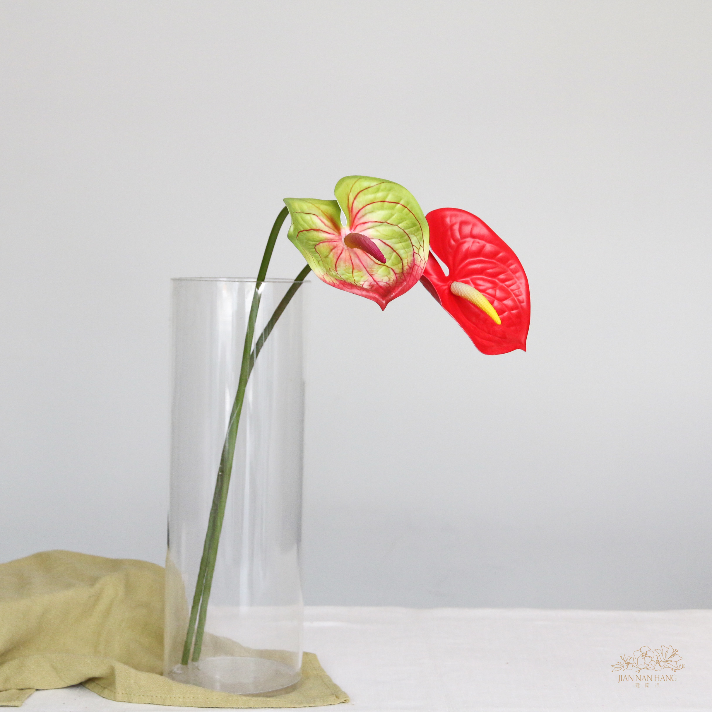 人造花 小紅掌 2色