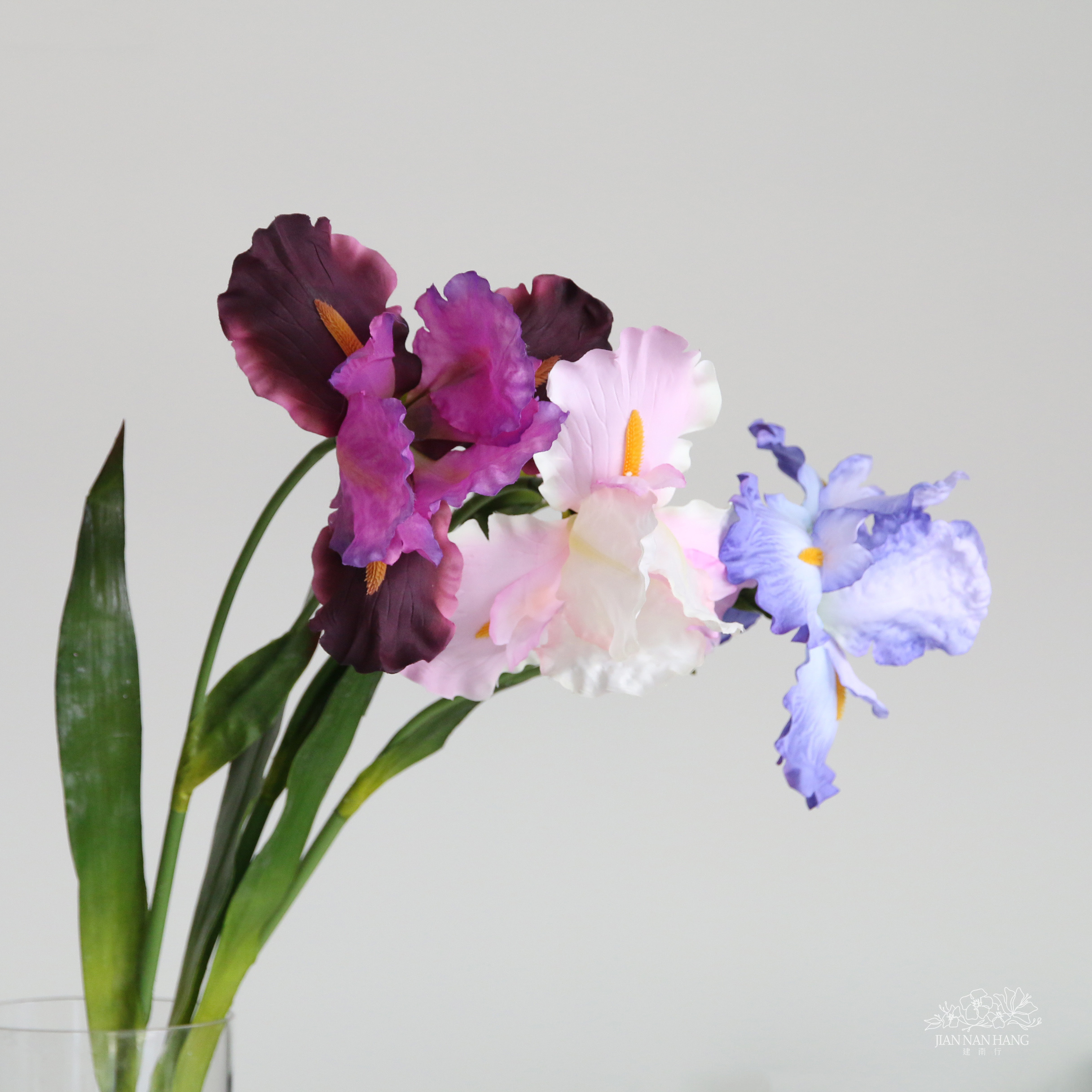 人造花 鳶尾花 3色