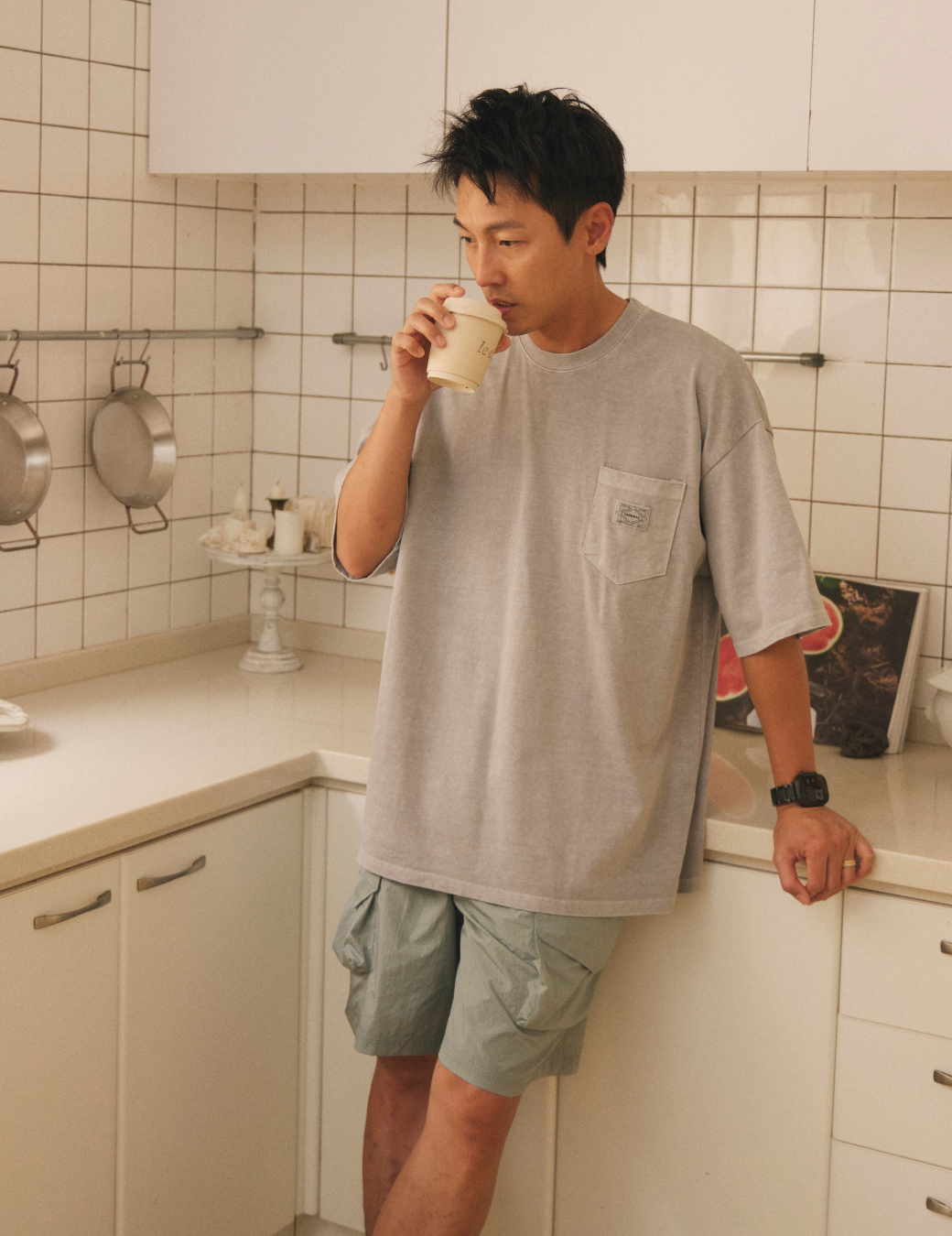 百搭寬鬆口袋T（3色）