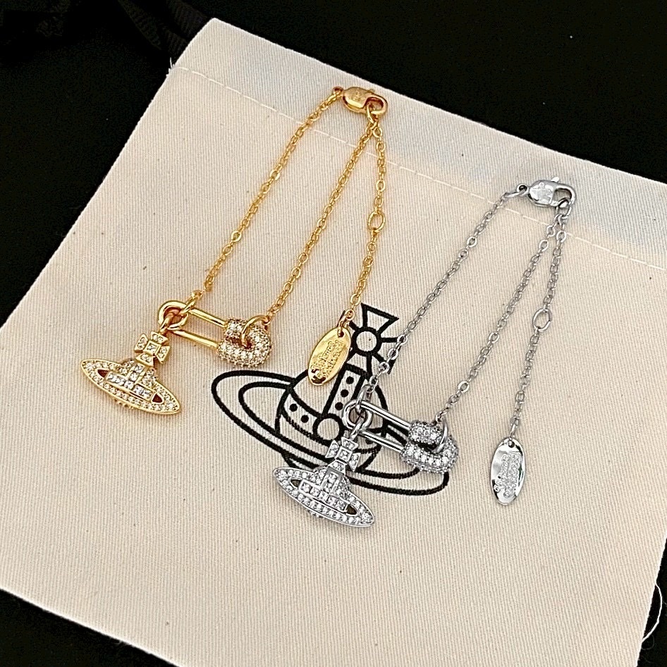 18k”經典滿鑽土星別針手鏈條款/高奢定製手鍊