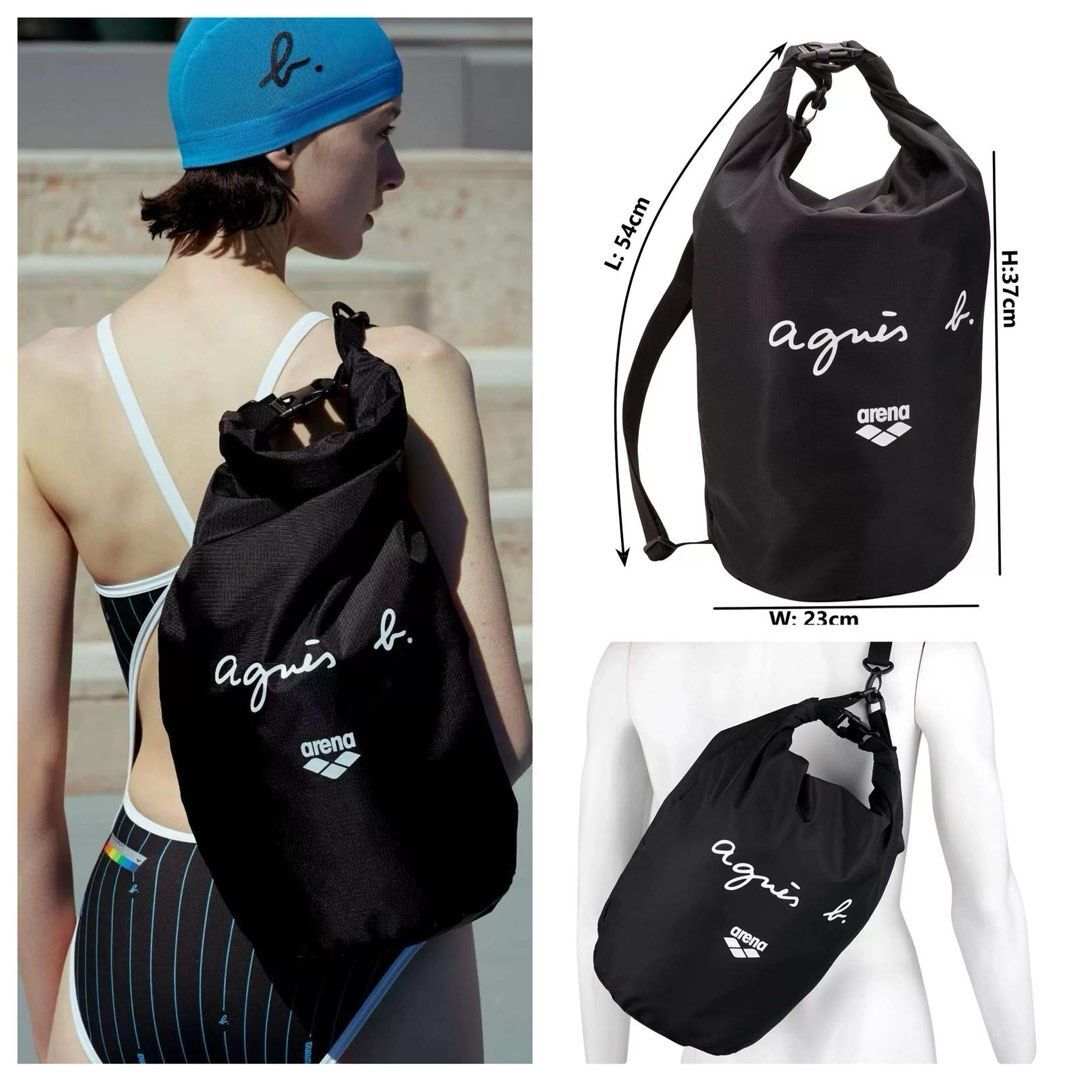 agnès b. × Arena 限量聯名！防水乾濕分離桶袋 (Dry Bag)