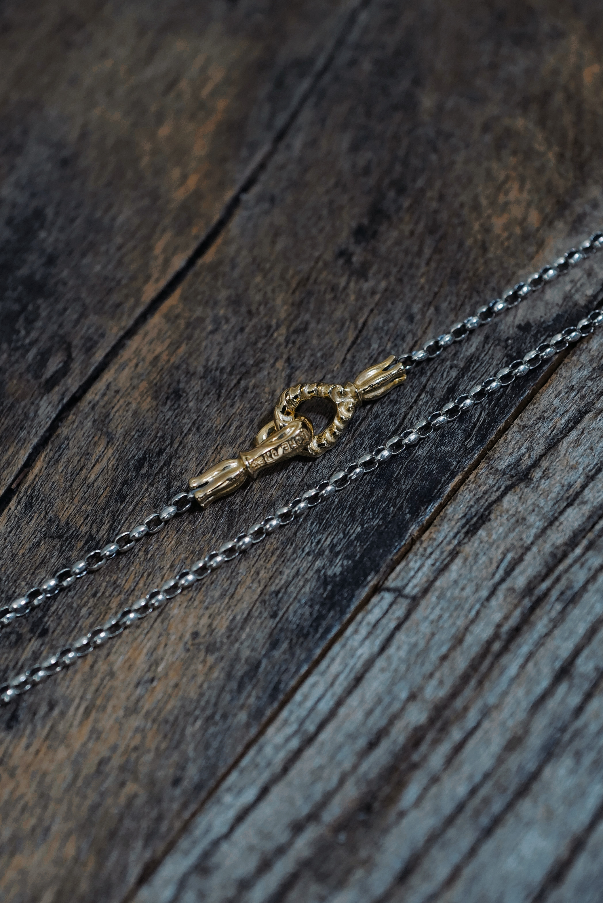 Mating Flight :2mm Mini Silk necklace chain w/ YG hook