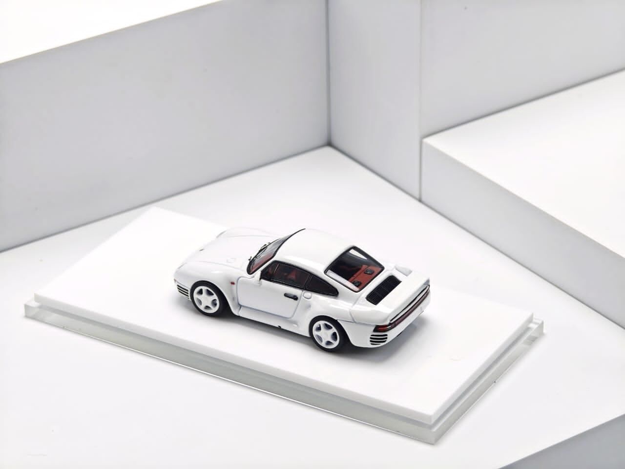 預訂: 1/64 Zincit Model Porsche 959 Ivory White (ZMP959W )