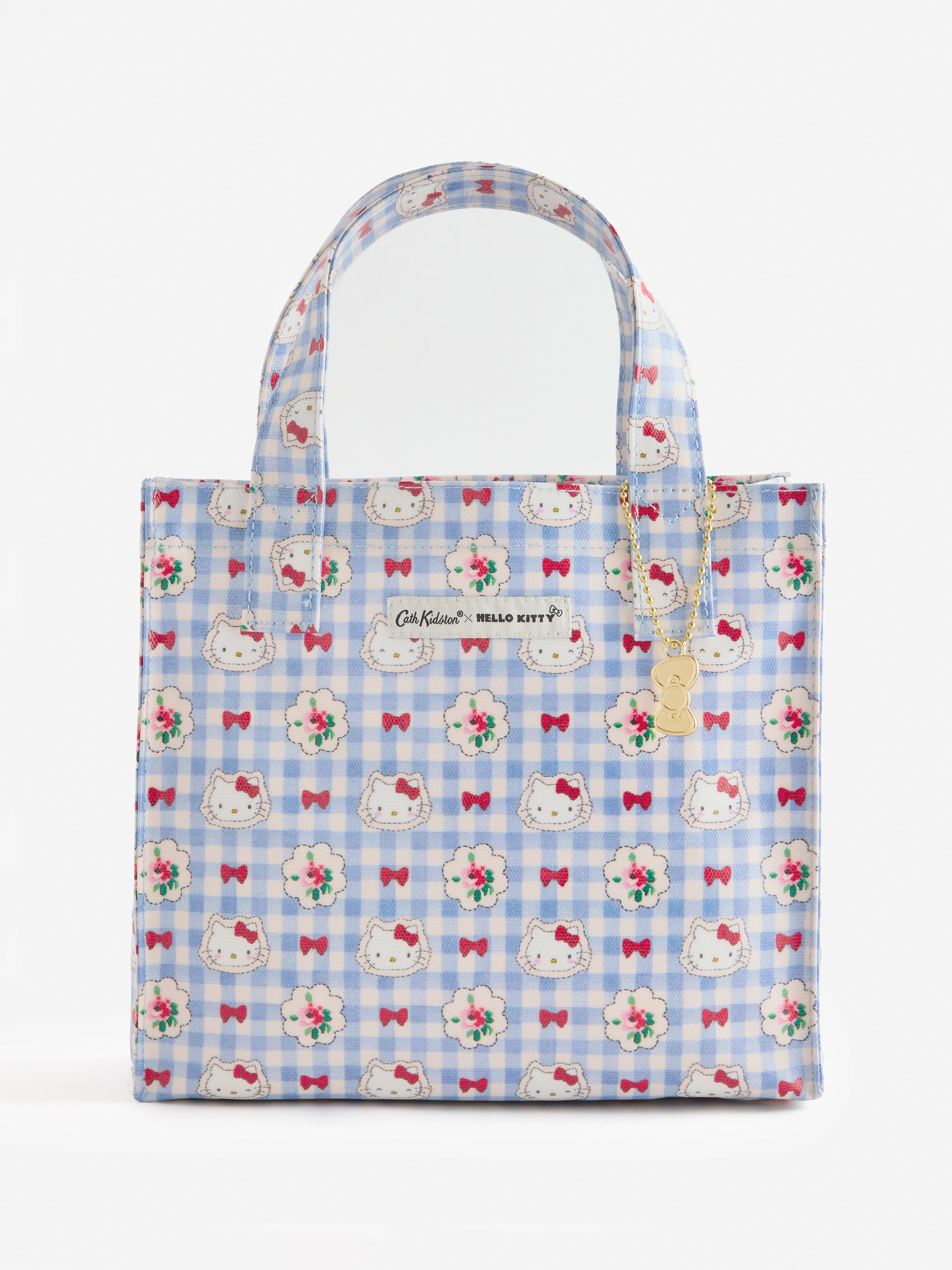 Cath Kidston × Hello Kitty 防潑水萬用小手提袋  (Hello Kitty Gingham Provence)