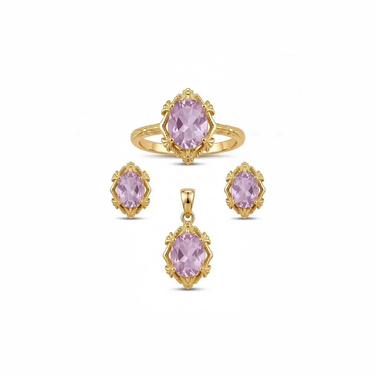 Lavender Serenity｜Amethyst Set