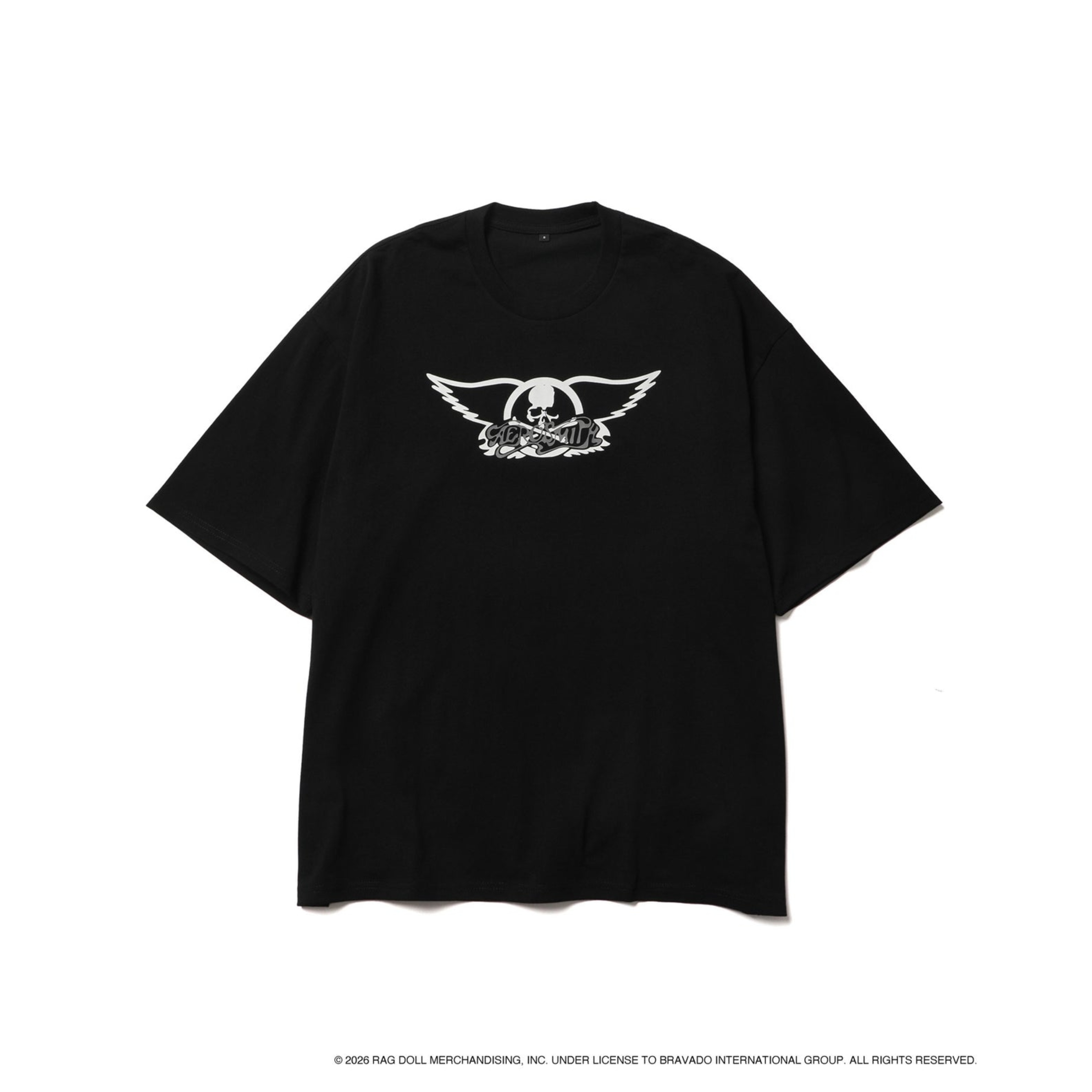 2026SS AEROSMITH × MASTERMIND WORLD MMJ Multi Band Logos S/S Tee 聯名 史密斯飛船 正面 骷髏 後面 插圖 短T 現貨