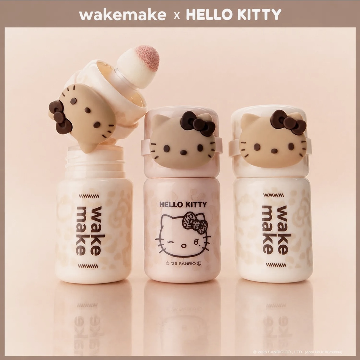 WAKEMAKE x Hello Kitty豹紋系列 腮紅液新色
