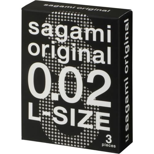 相模原創 0.02 大碼 日版 58mm 3 片裝 PU 安全套