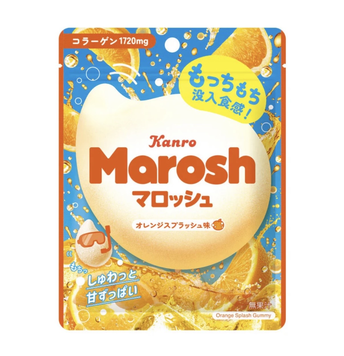 【最新發售】JP Kanro 超麻糬軟糖 橙汁梳打 46g 6908 TK260601