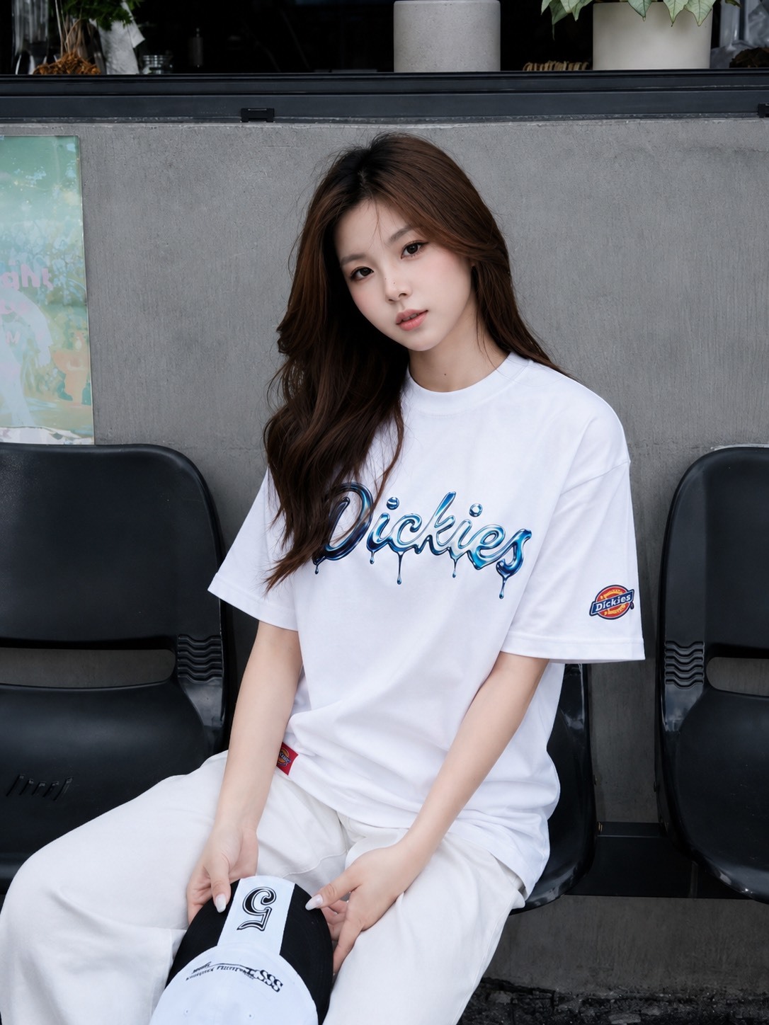 DICKIES 液態金屬3D 夜光 刺綉 短踢