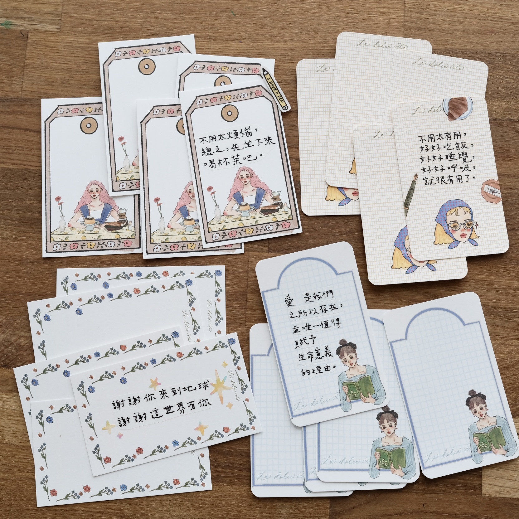 寫字給你 小卡組 20張入｜甜蜜生活 La Dolce Vita 台灣