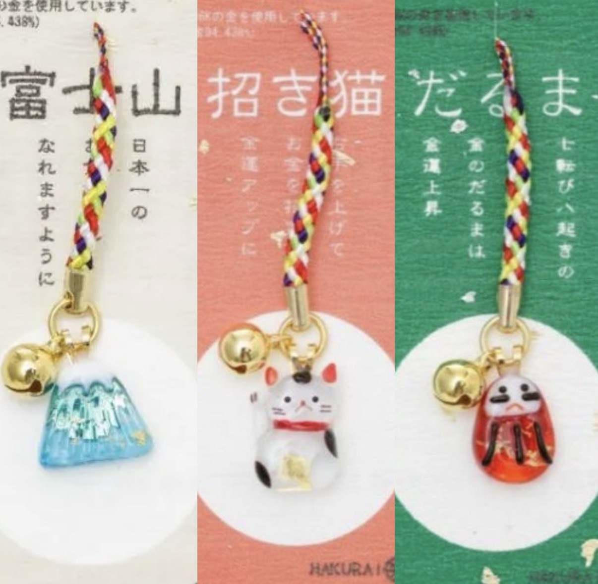 【必買推薦】JP 緣起物 金沢金箔玻璃吊飾 0390 TK260601