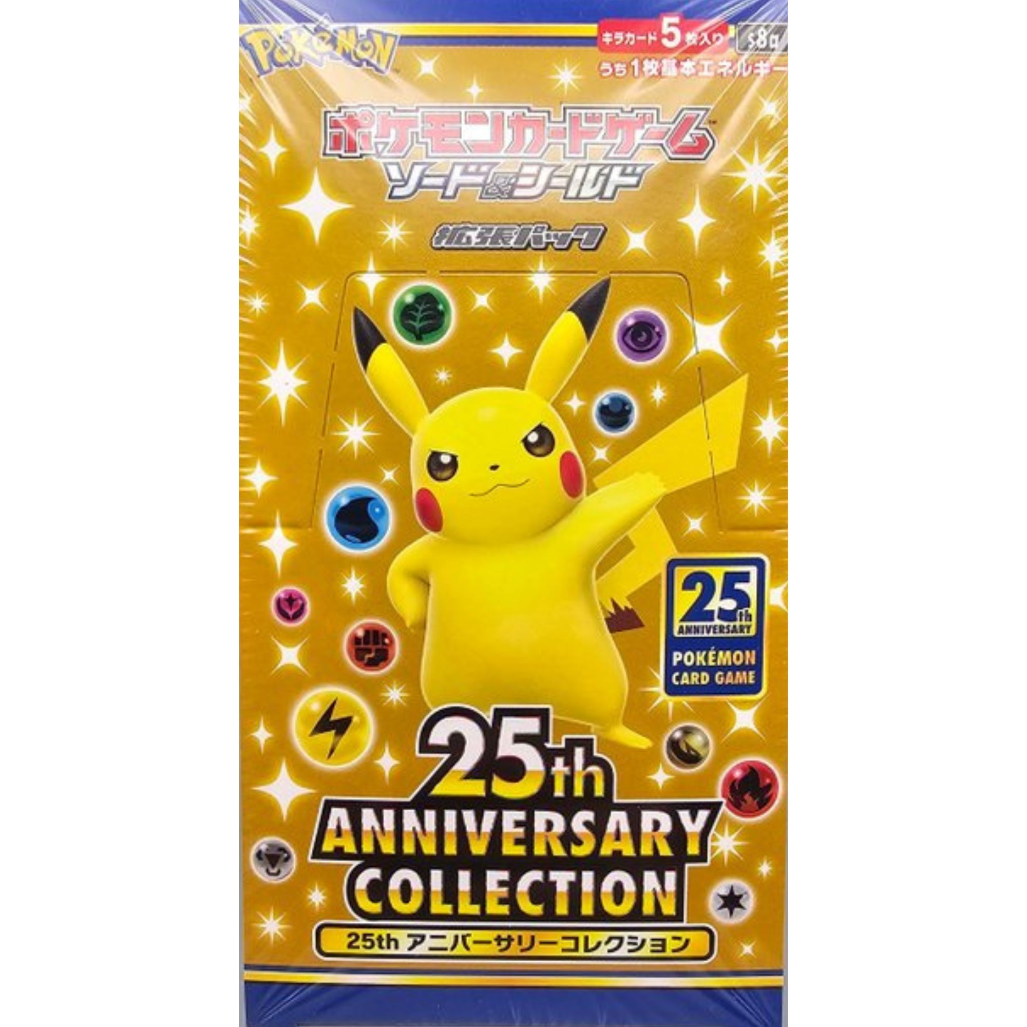 Pokemon TCG 日版 S8a 25th anniversary collection 原盒