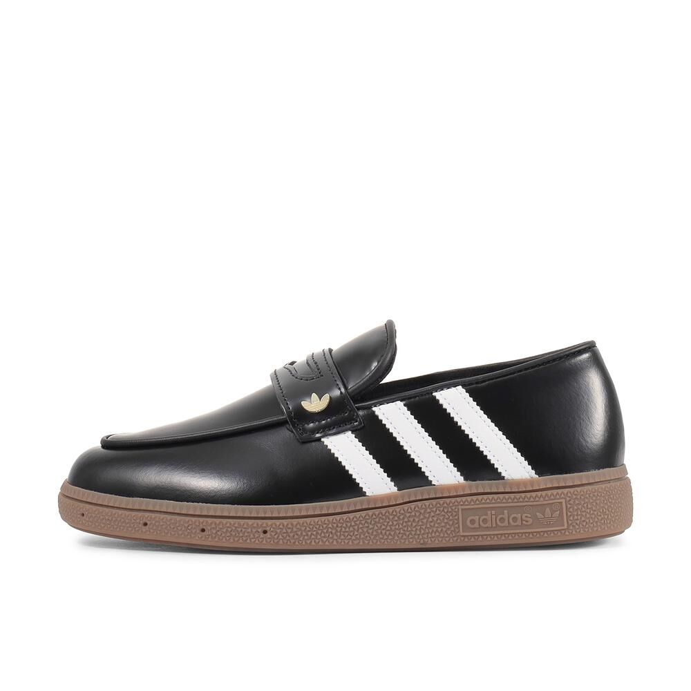Adidas Handball Spezial Loafer 日本限定 黑色 黑白 亮皮  復古 樂福鞋 KK2786