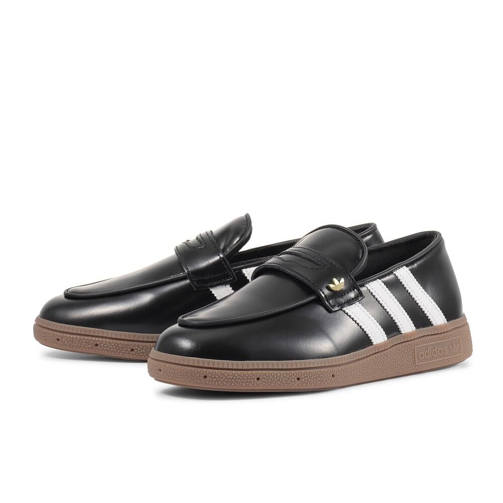 Adidas Handball Spezial Loafer 日本限定 黑色 黑白 亮皮  復古 樂福鞋 KK2786
