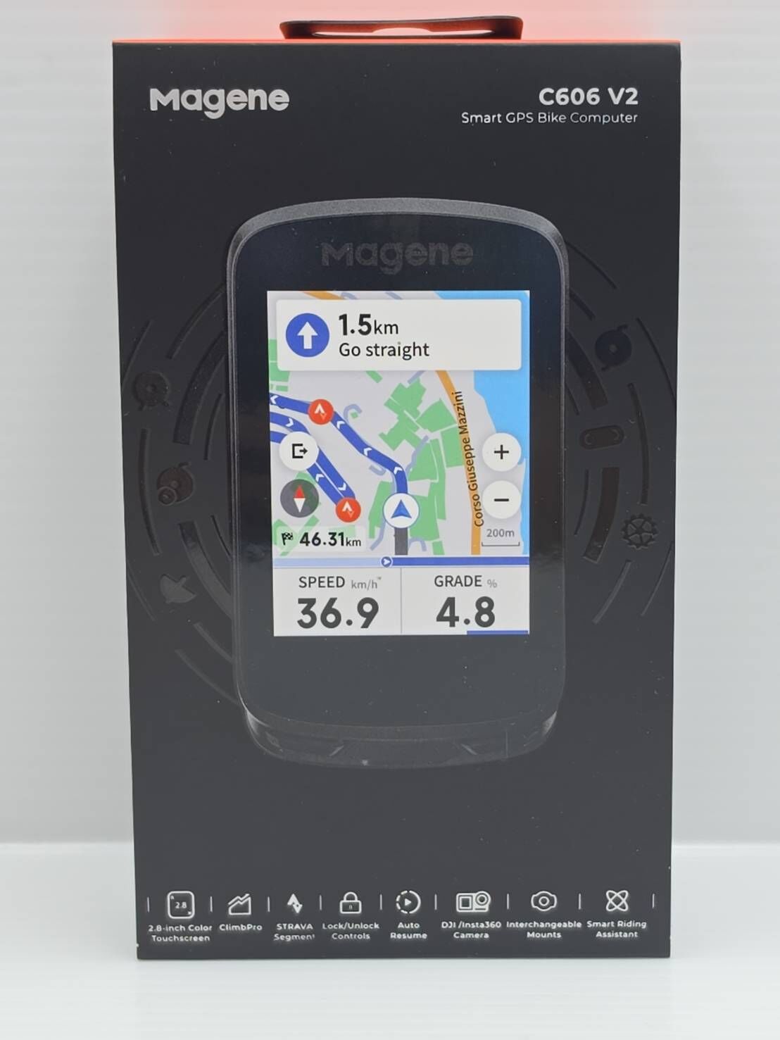 MAGENE 邁金 C606 V2 GPS碼表 自行車錶 中文碼錶 智慧型 GPS 自行車碼錶