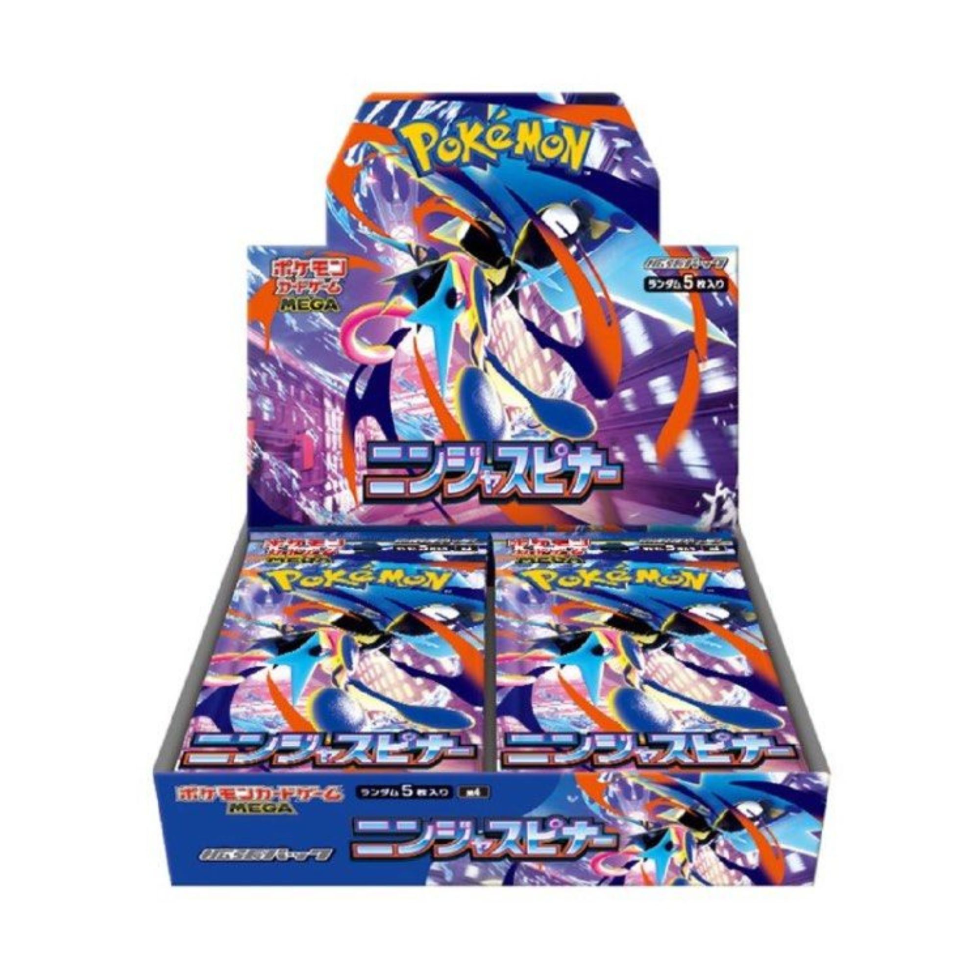 Pokemon TCG 日版 Mega 忍者飛船 甲賀忍蛙 M4「ニンジャスピナー」原盒