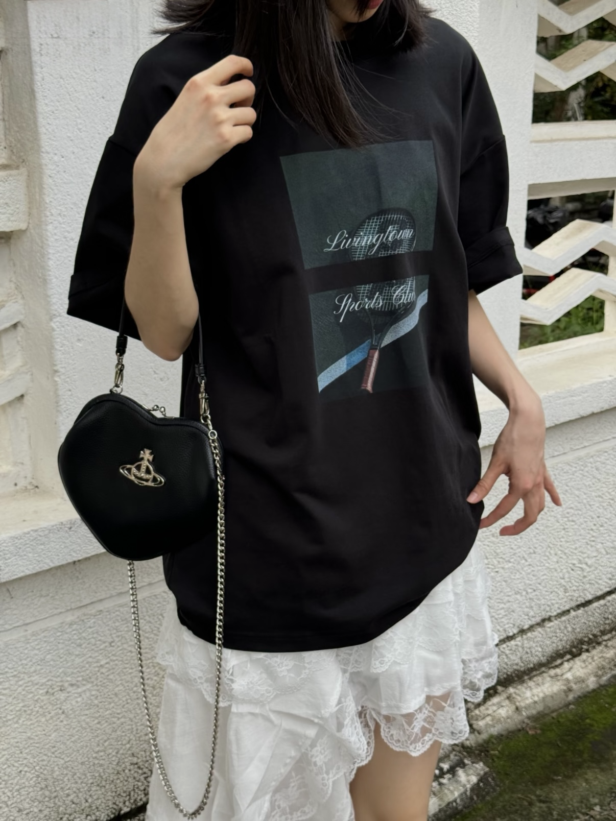 （預購）Vivienne Westwood 西太后 愛心皮革鏈條包 手拿包 斜背包